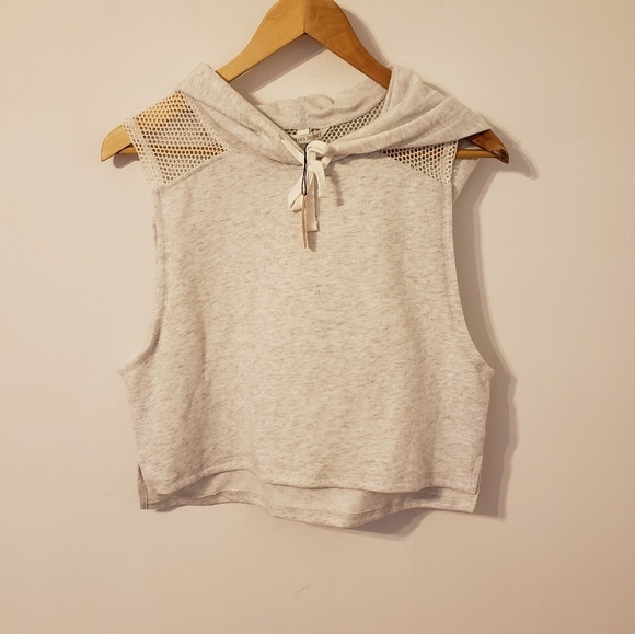 Victoria's Secret Tops - NWT VS Hooded Crop Top